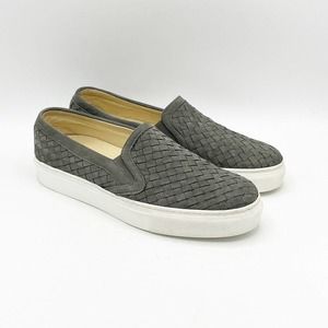 M. Gemi Cerchio Woven Leather Sneaker Leather Slip On Shoe Italy